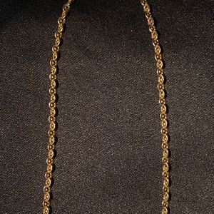 10k Solid Gold 18” chain.